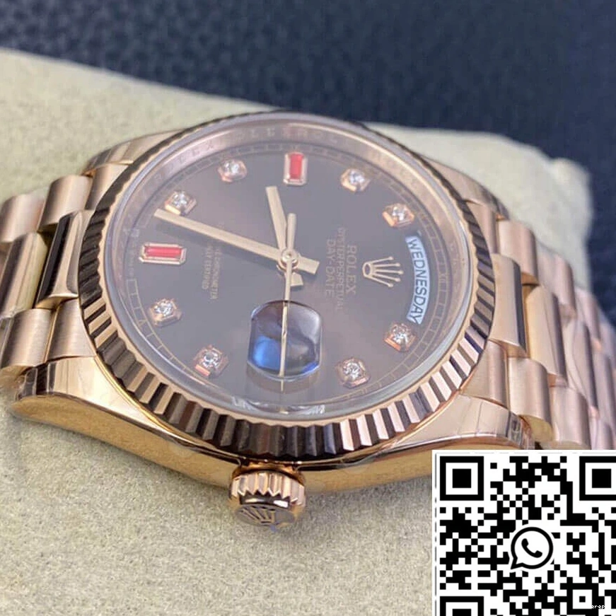 Rolex Day 118235 Gold Rose Date Factory EW 0106